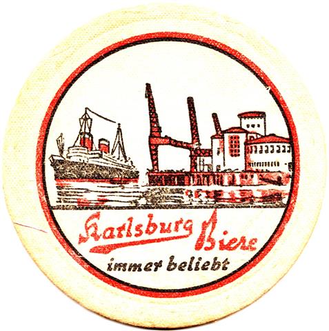 bremerhaven hb-hb karlsburg rund 2b (215-immer beliebt-schwarzrot)